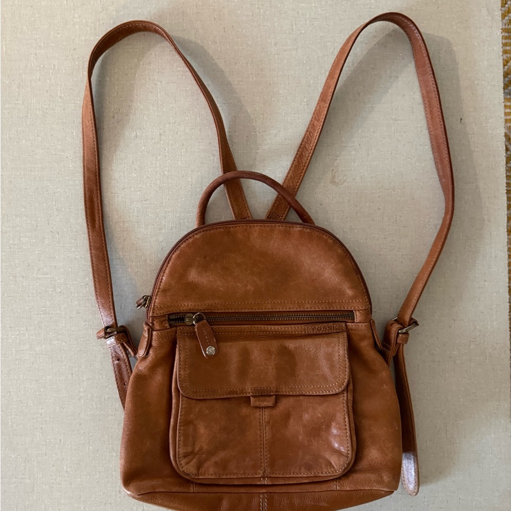 Fossil mini leather backpack - image 1